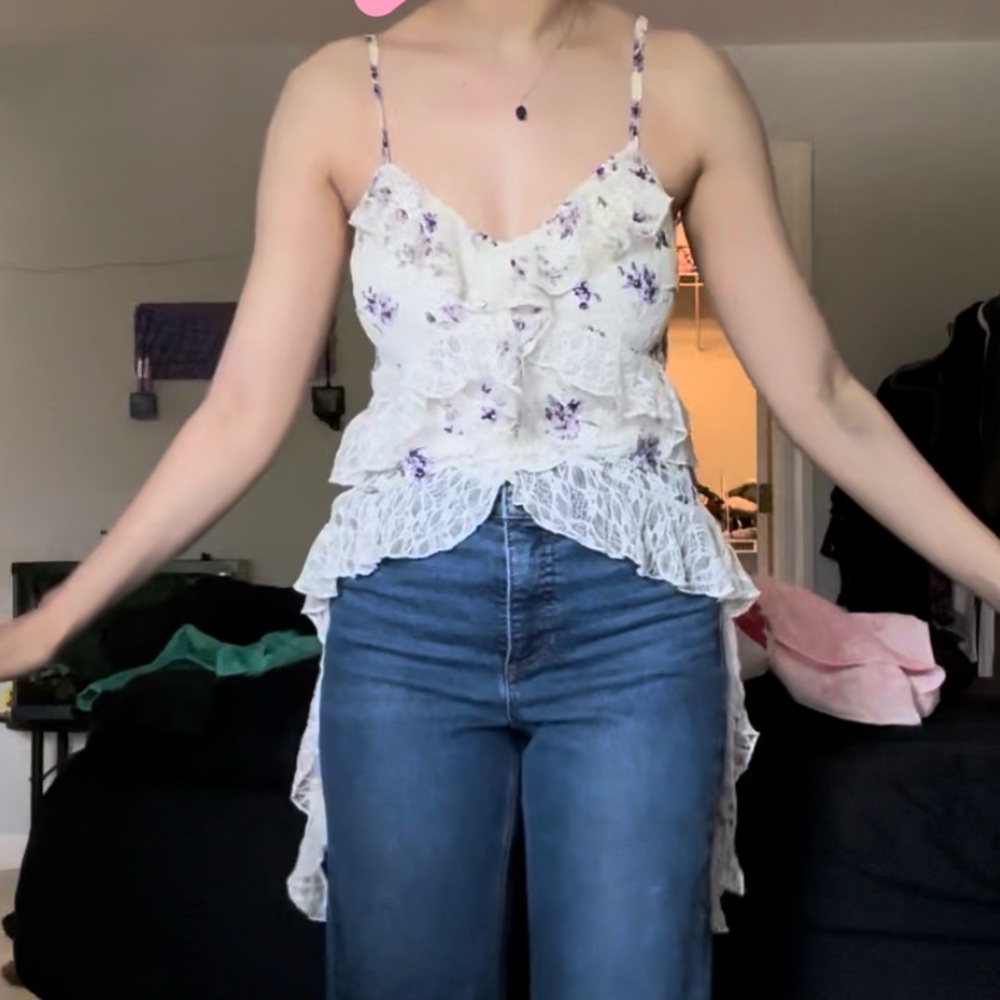 Elegant Floral Lace Camisole